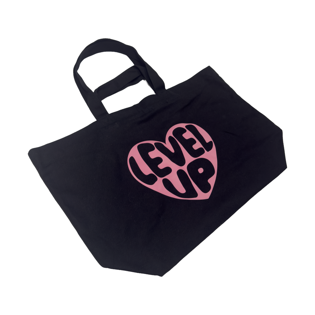 Level Up Heart Tote Bag