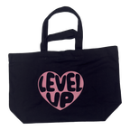 Level Up Heart Tote Bag